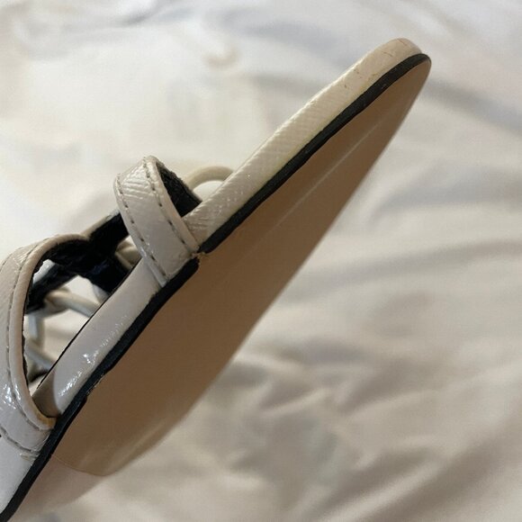 Calvin Klein Women's Neah Caged Sandals White Gladiator Size 9.5 M Excellent Con - Picture 15 of 16